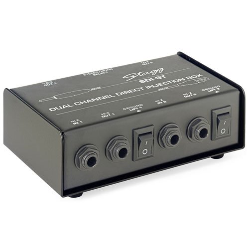 Stagg SDI-ST 2-Kanal DI Box mit MonoStereo Schalter